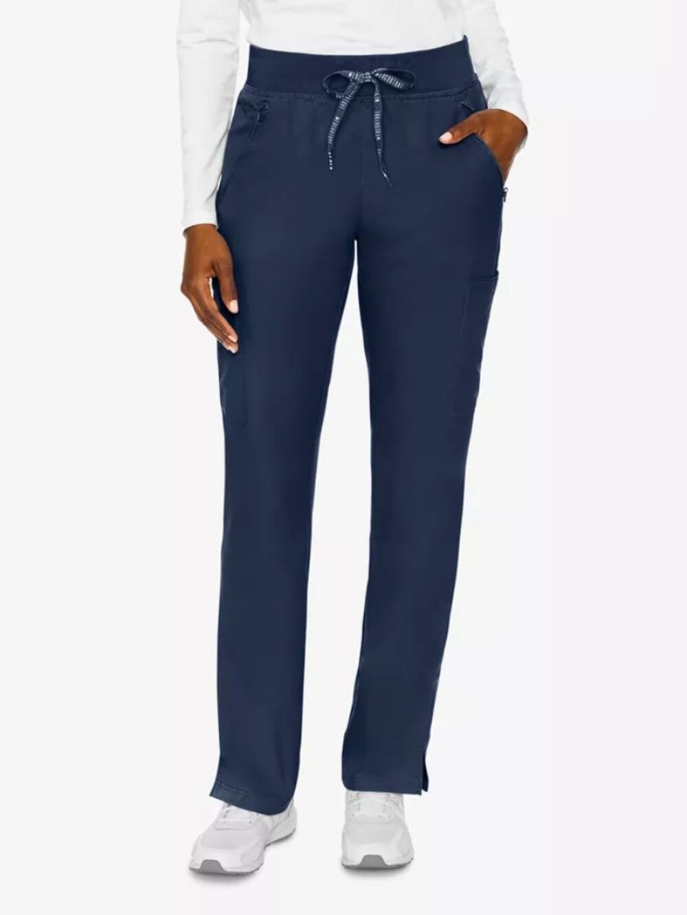 Med Couture Insight Women’s 4 Pocket Cargo Scrub Pants in Navy - sz L